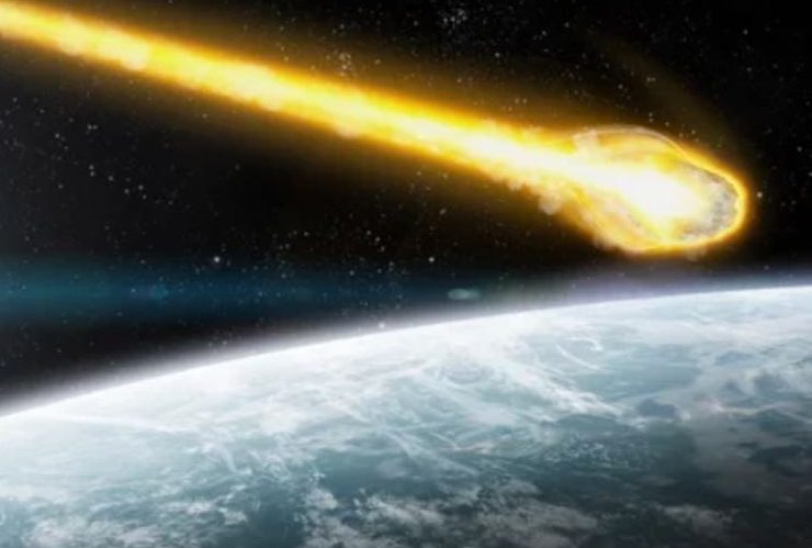 Illustrazione di un asteroide colpisce la un pianeta (Depositphotos FOTO) - www.sciencecue.it