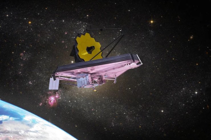 Illustrazione del James webb telescope (Depositphotos FOTO) - www.aerospacecue.it