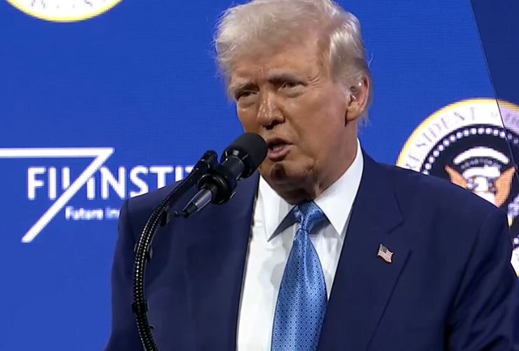 Donald Trump (screenshot @realDonaldTrump/X.com) - www.financecue.it