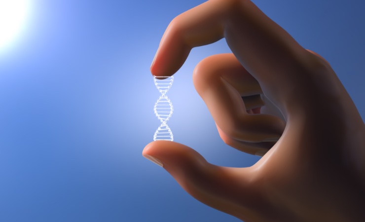 Potenzialità grazie al DNA origami (Canva) - systemscue.it