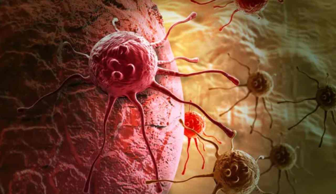 Illustrazione di cellule cancerogene (Depositphotos foto) - www.biomedicalcue.it