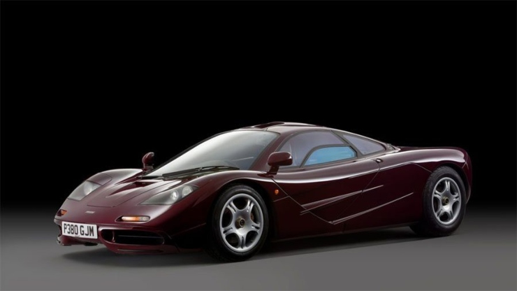 McLaren F1 Dark Burugundy (Supercar Nostalgia foto) - vehiclecue.it