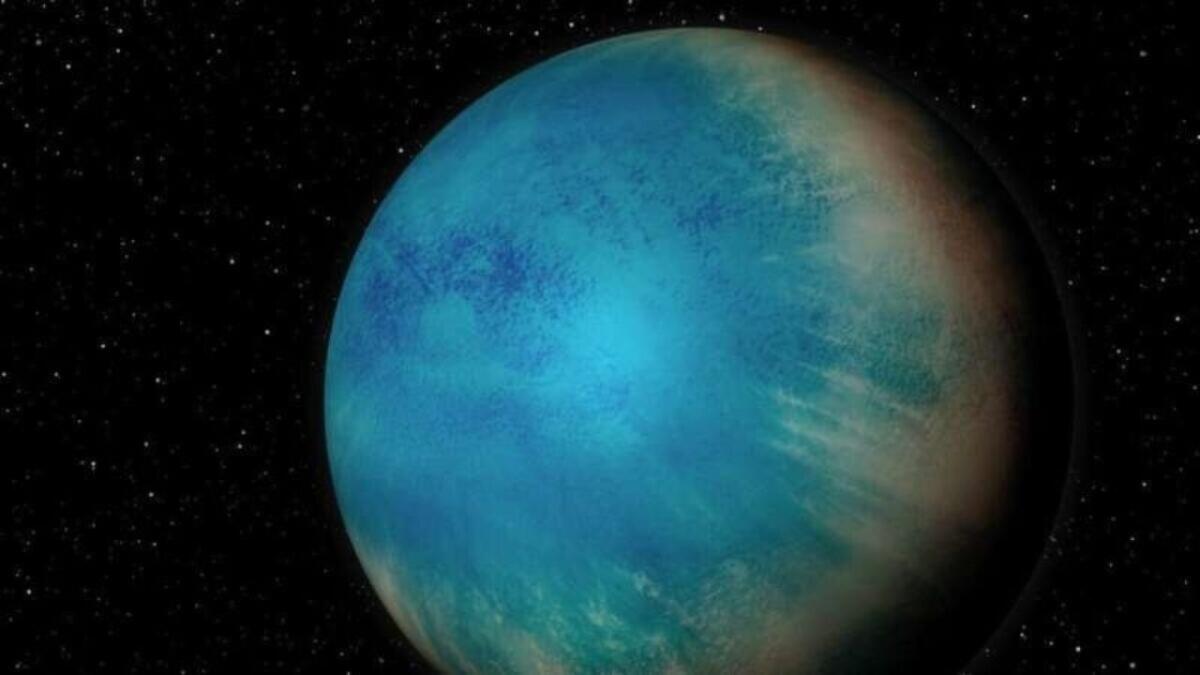 Nuovi metodi per rilevare la vita sui pianeti oceanici: la chiave potrebbe essere la "vegetazione galleggiante" - Esopianeta oceanico (ESA foto) - www.aerospacecue.it