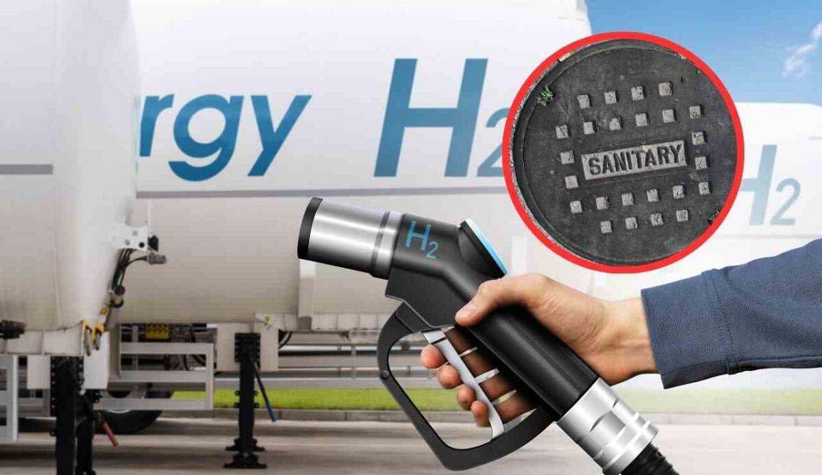Sviluppato un nuovo metodo per produrre idrogeno e proteine dai fanghi di fogna - Idrogeno dai funghi nei tombini (Canva Foto) - www.energycue.it