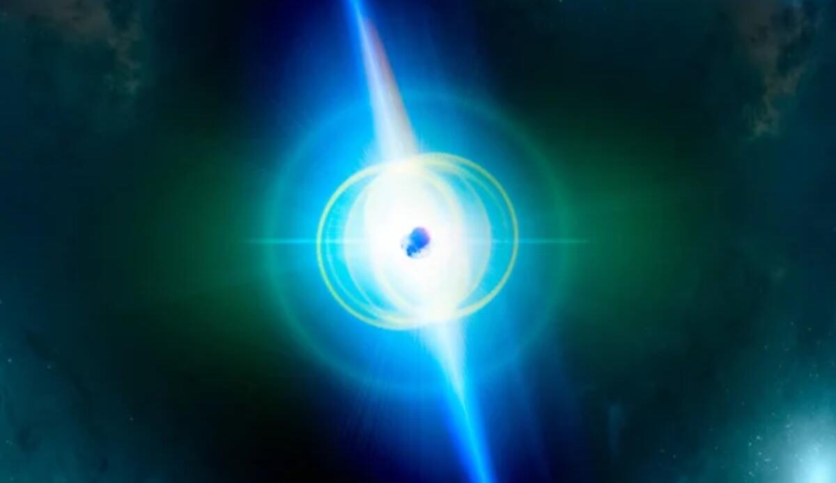 I materiali nanostrutturati rivelano come si formano gli elementi pesanti nelle collisioni delle stelle di neutroni - Impatto di stelle neutroniche (Depositphotos foto) - www.aerospacecue.it