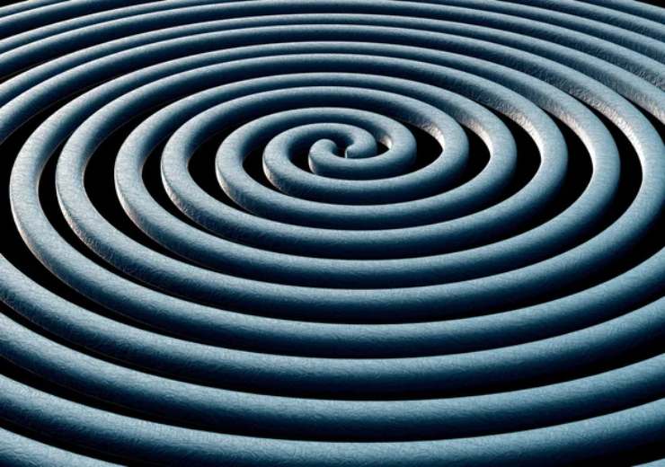 Illustrazione delle onde gravitazionali (Depositphotos foto) - www.aerospacecue.it
