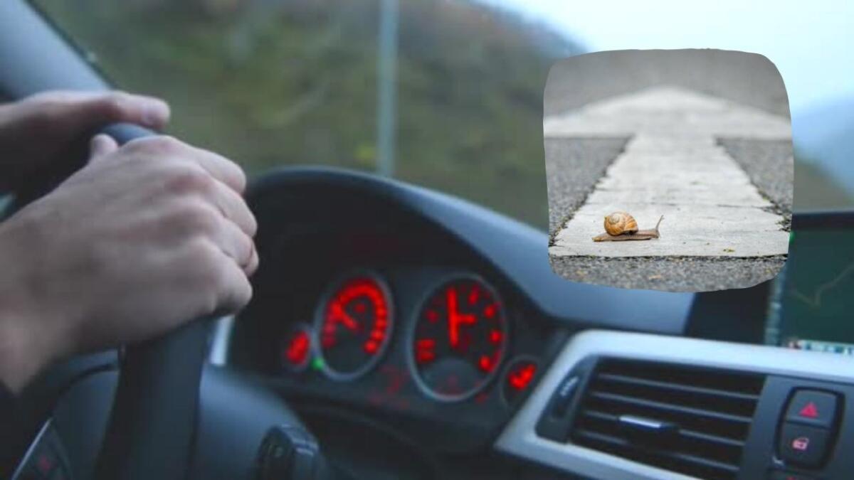 Twingo a passo d’uomo sulla corsia di sorpasso: scatta la multa (e non solo) - Auto ad andatura molto lenta (Canva/Depositphotos foto) - www.vehiclecue.it