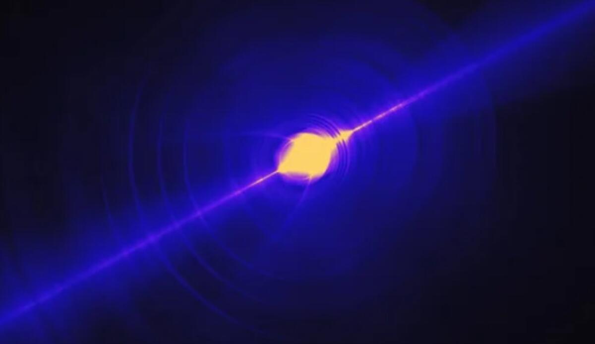 Scienziati creano i più brevi impulsi laser a raggi X duri mai realizzati: un nuovo record per la fisica ultraveloce - Illustrazione di impulsi laser (Depositphotos foto) - www.sciencecue.it