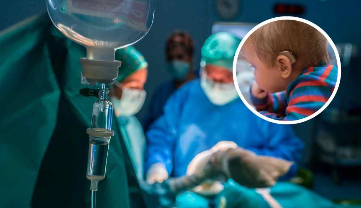 Parma, trapianto innovativo ridà l'udito a un bambino di 2 anni - Intervento chirurgico udito illustrazione (Canva foto) - www.biomedicalcue.it