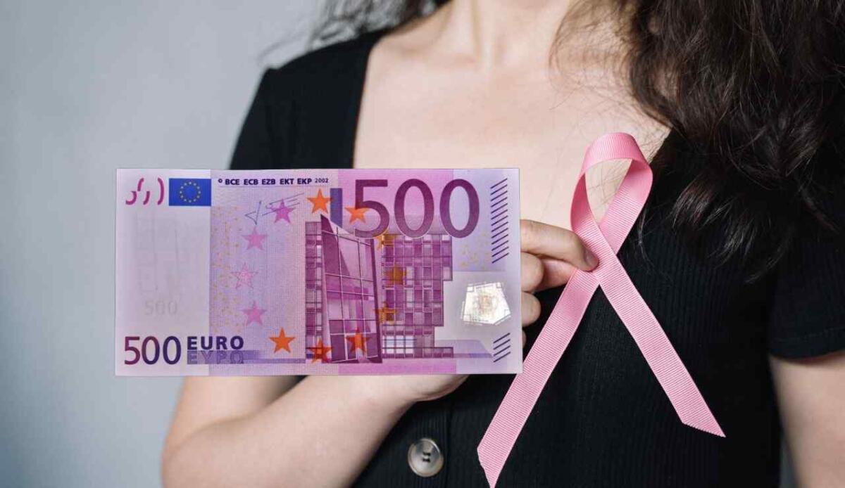 Tumore al seno: le pazienti sostengono spese medie di 500 euro l'anno per cure accessorie - 500 euro è il costo medio per sostenere le cure mediche per una patologia specifica (Canva/Pixabay) - financecue.it