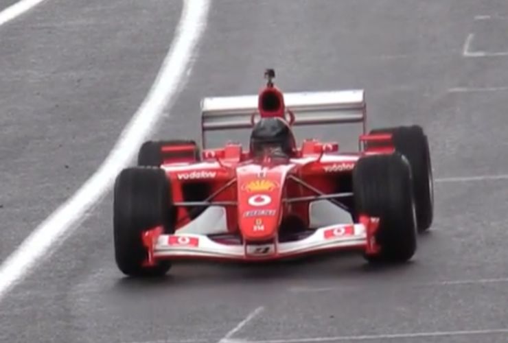 Ferrari F2001 di Schumacher (screenshot cvdzijden Supercar Videos/YouTube) - financecue.it