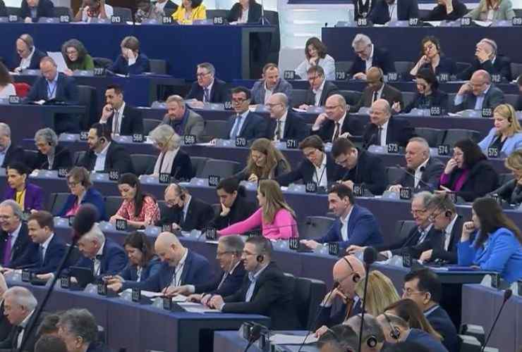 Il parlamento europeo (screenshot European Parliamentary Research service/YouTube) - systemcue.it