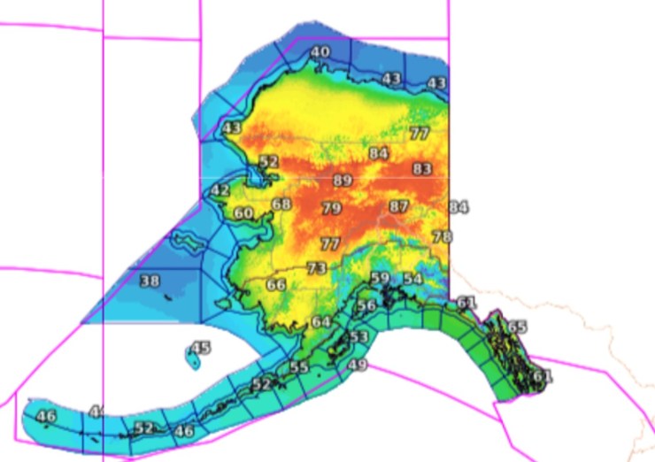 Caldo in Alaska (National Weather Service foto) - www.energycue.it