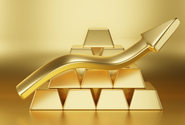 Illustrazione del prezzo dell'oro (Canva FOTO) - financecue.it
