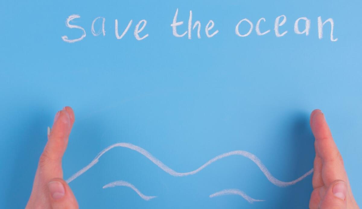 Dall’Ue 1 miliardo per salvare gli oceani: al via il Patto europeo per la biodiversità marina - Illustrazione di un'immagine Save the oceano (Canva FOTO) - marinecue.it
