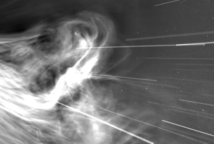 Illustrazione di una parte delle riprese (NASA_Johns Hopkins APL_Naval Research Lab Screen Video) - aerospacecue.it