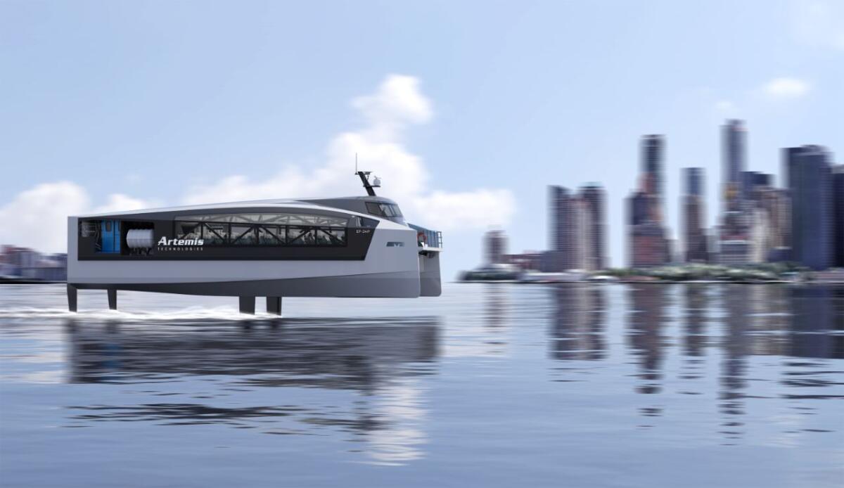 Ferry hydrofoiling evita interruzioni stagionali: innovazione nei collegamenti marini - Pronta contro le burrasche (artemistechnologies.co.uk) - www.marinecue.it