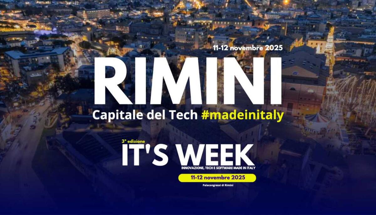 IT’S WEEK torna a Rimini: due giorni per scoprire cosa può fare davvero il tech italiano - IT’S WEEK torna a Rimini (IT’S WEEK foto) - www.systemscue.it