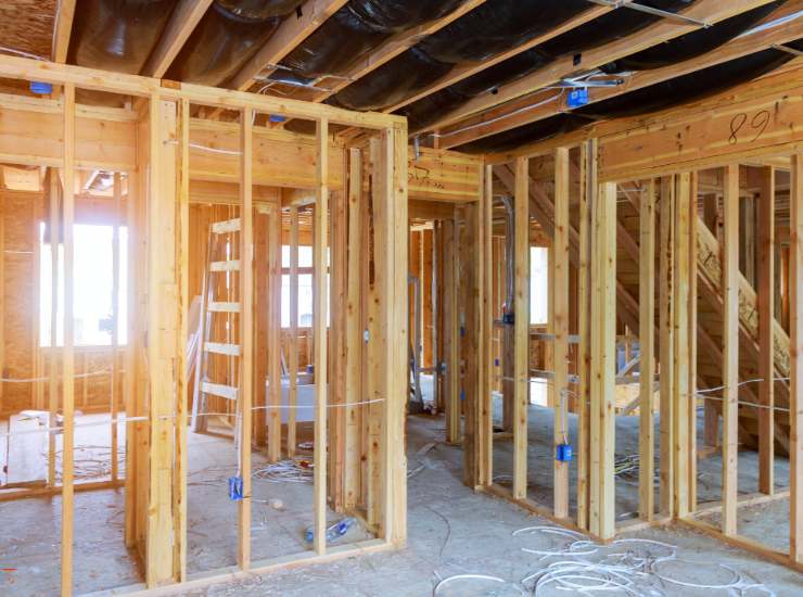 Illustrazione di una struttura in legno (Canva FOTO) - buildingcue.it