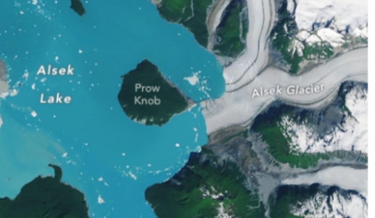 USA, in Alaska è apparsa una nuova isola ed è colpa degli essere umani - In Alaska, un miracolo incredibile (Nasa Foto) - www.marinecue.it