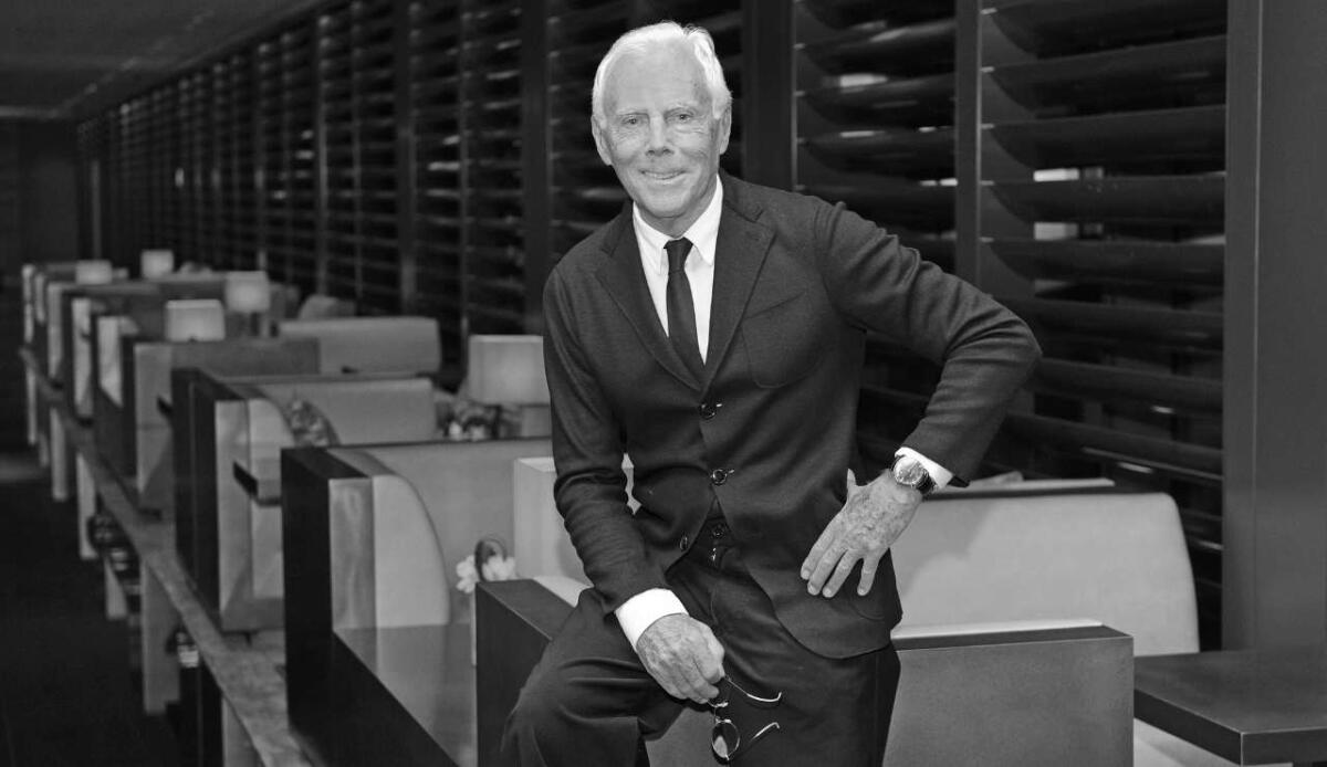Giorgio Armani è morto: lo stilista italiano aveva 91 anni - Giorgio Armani è morto (Depositphotos foto) - www.biomedicalcue.it
