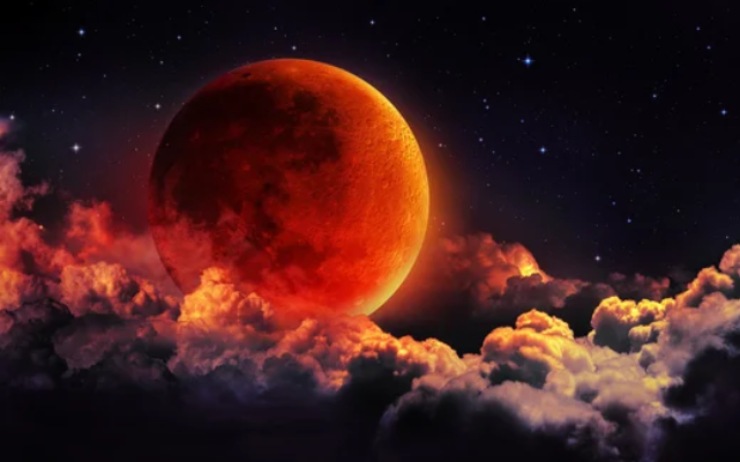 Luna di sangue (Depositphotos foto) - www.aerospacecue.it