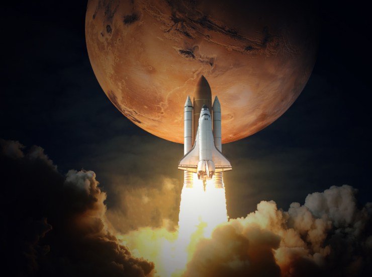 Illustrazione di una missione spaziale (Canva FOTO) - financecue.it