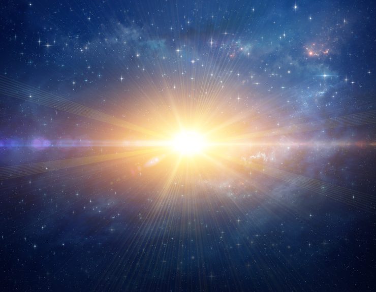 Illustrazione dell'esplosione di una supernova (Depositphotos foto) - www.aerospacecue.it