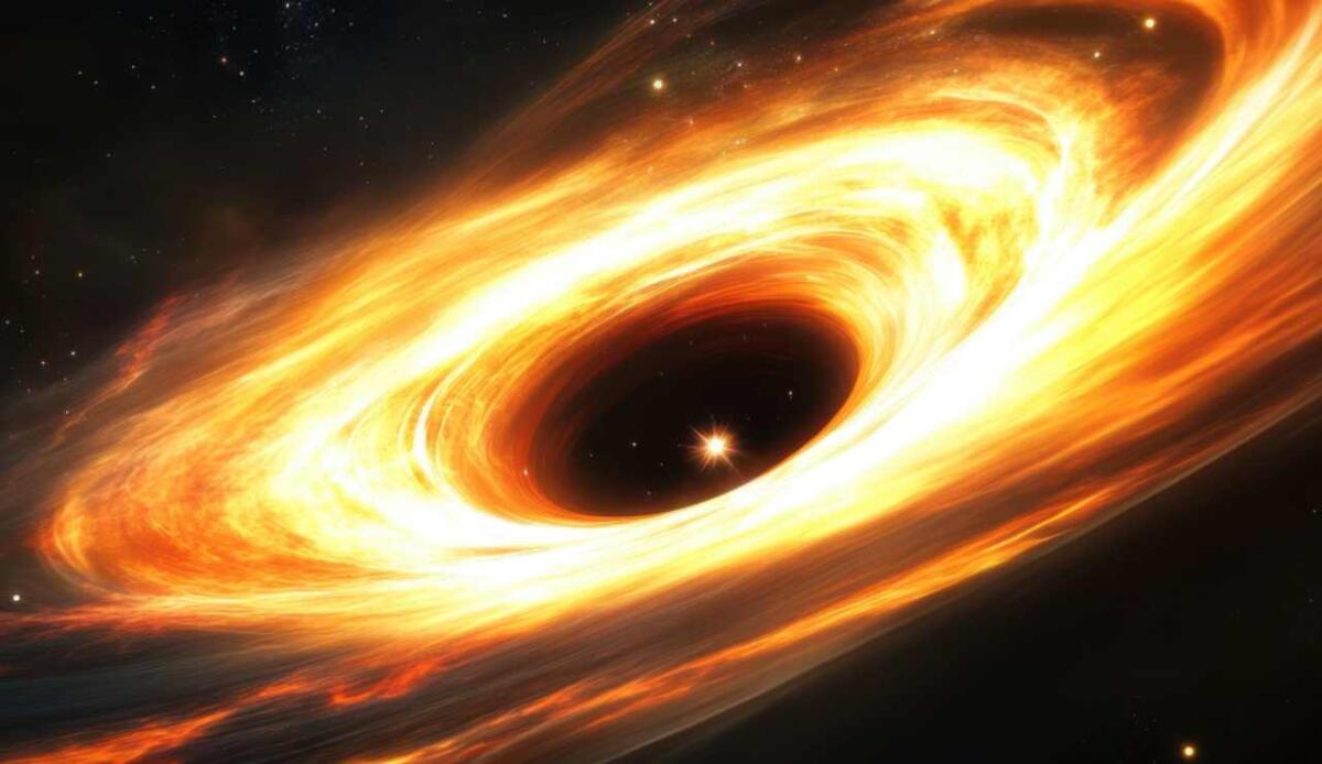 Quando i buchi neri non seguono le regole: scoperta un’insolita orbita eccentrica - Illustrazione di un buco nero (Canva FOTO) - aerospacecue.it