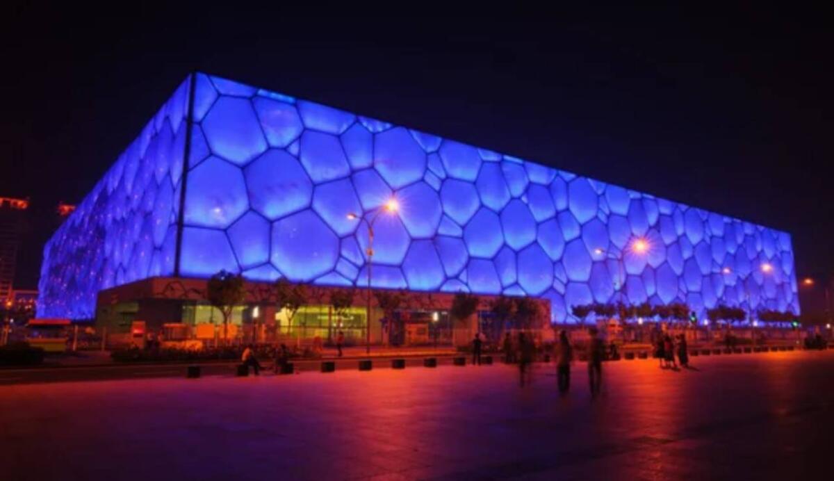 Architettura senza limiti: questi sono gli edifici più strani e spettacolari del pianeta - Il Water Cube (Depositphotos foto) - www.buildingcue.it