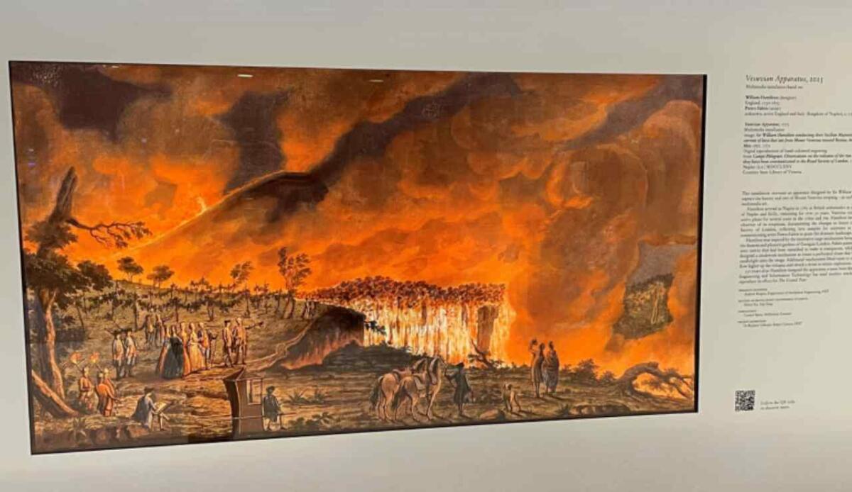 Dopo 250 anni erutta il vulcano meccanico del XVIII secolo: un capolavoro tra arte e ingegneria - Vulcano meccanico, l'ispirazione in un quadro (unimelb.edu.au) - ScienceCUE