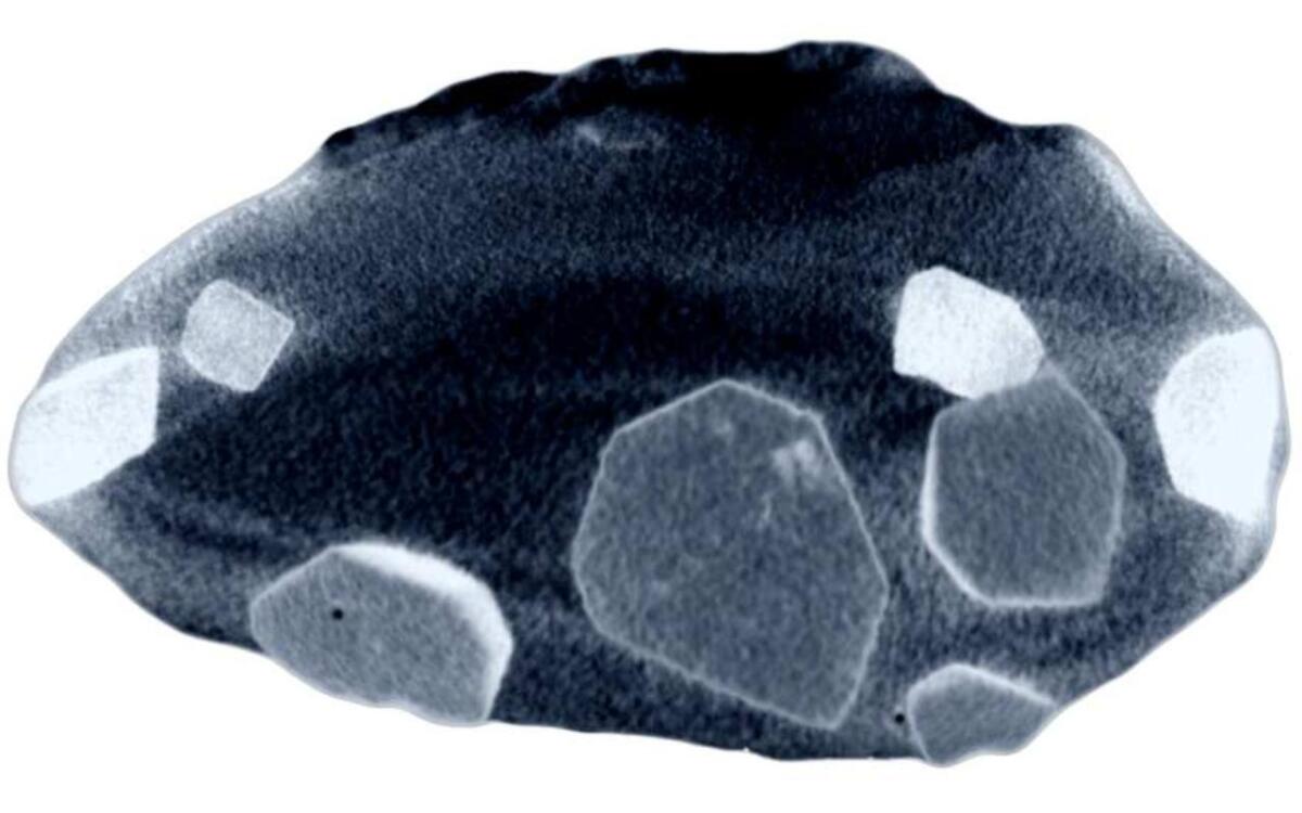 Cristalli nascosti nei metalli liquidi: nuova scoperta apre la strada a materiali più sostenibili ed efficienti - La tomografia computerizzata a raggi X rivela strutture delicate nel gallio. Crediti: Widjajana et al.