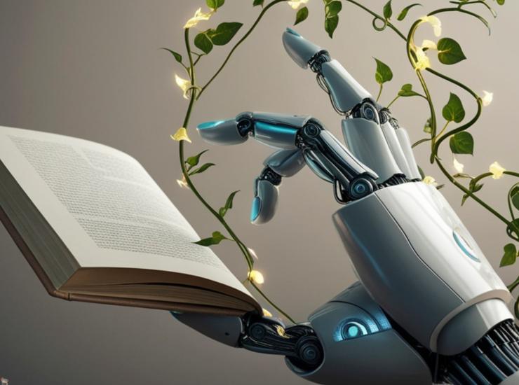 Illustrazione di una mano robotica (canva FOTO) - systemscue.it