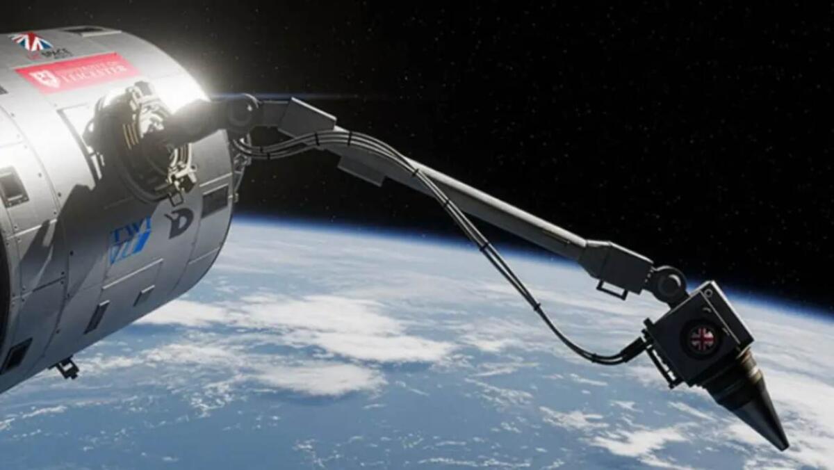 Il Regno Unito sta sviluppando il suo primo braccio robotico spaziale per riparare i satelliti in orbita - 