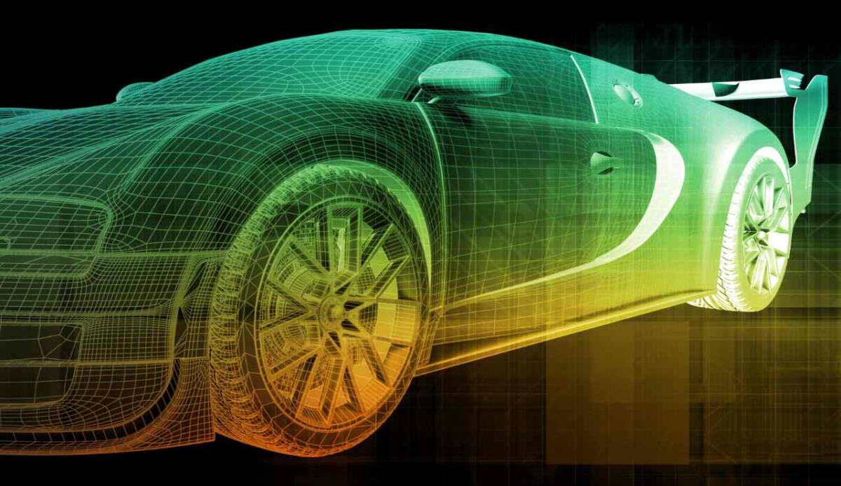 La trasformazione del veicolo passa attraverso l'IA: l’alleanza strategica tra Nissan e Sonatus - Car Design Abstract Background Concept Art