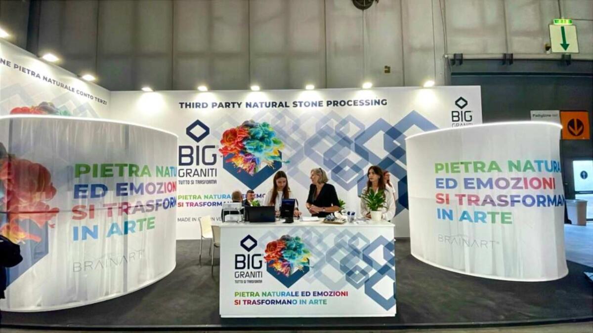 Quando la pietra prende vita: l’esperienza emotiva di BIG Graniti e BrainArt a Marmomac 2025 - 