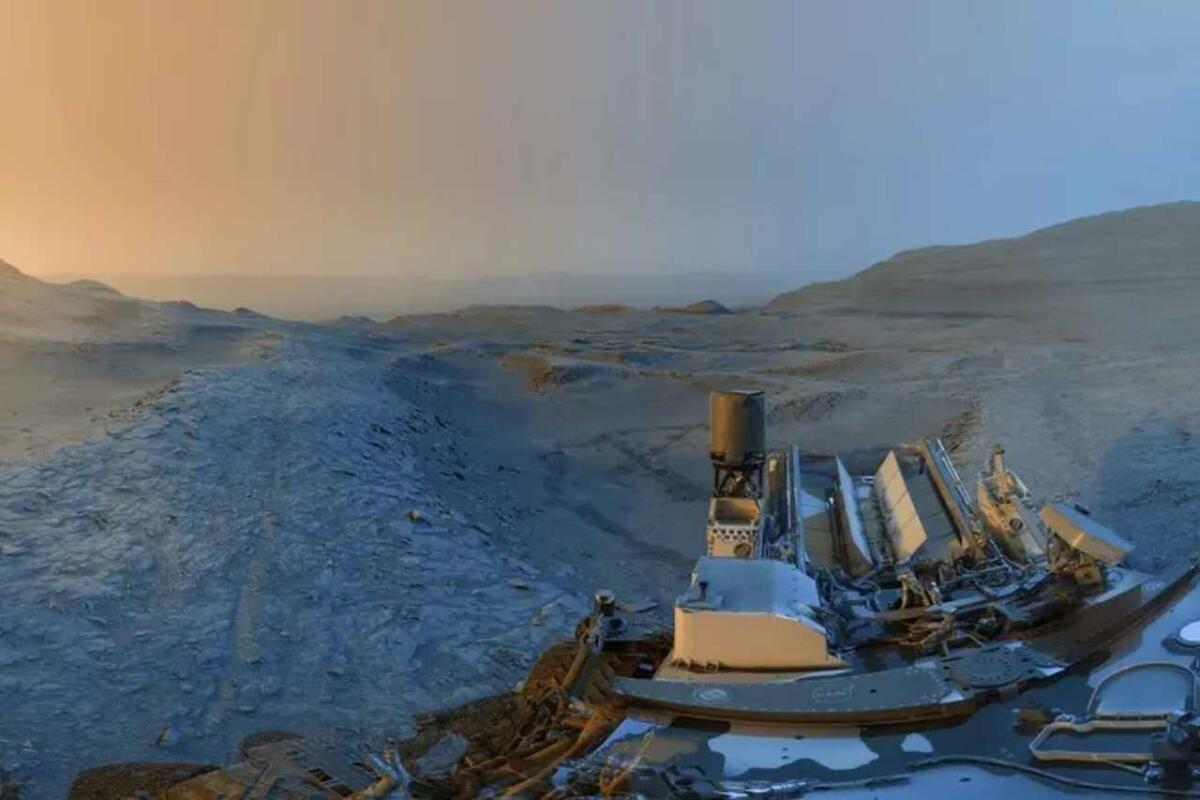 Curiosity su Marte: la nuova “cartolina” multisolare cattura due momenti del giorno marziano - 