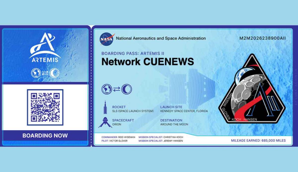 Manda il tuo nome attorno alla Luna con Artemis II - 
