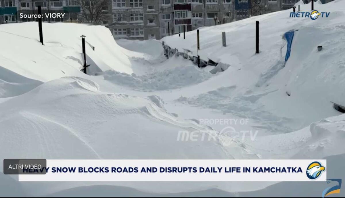 Apocalisse bianca a Kamchatka: record di neve eccezionale seppellisce città e infrastrutture - 