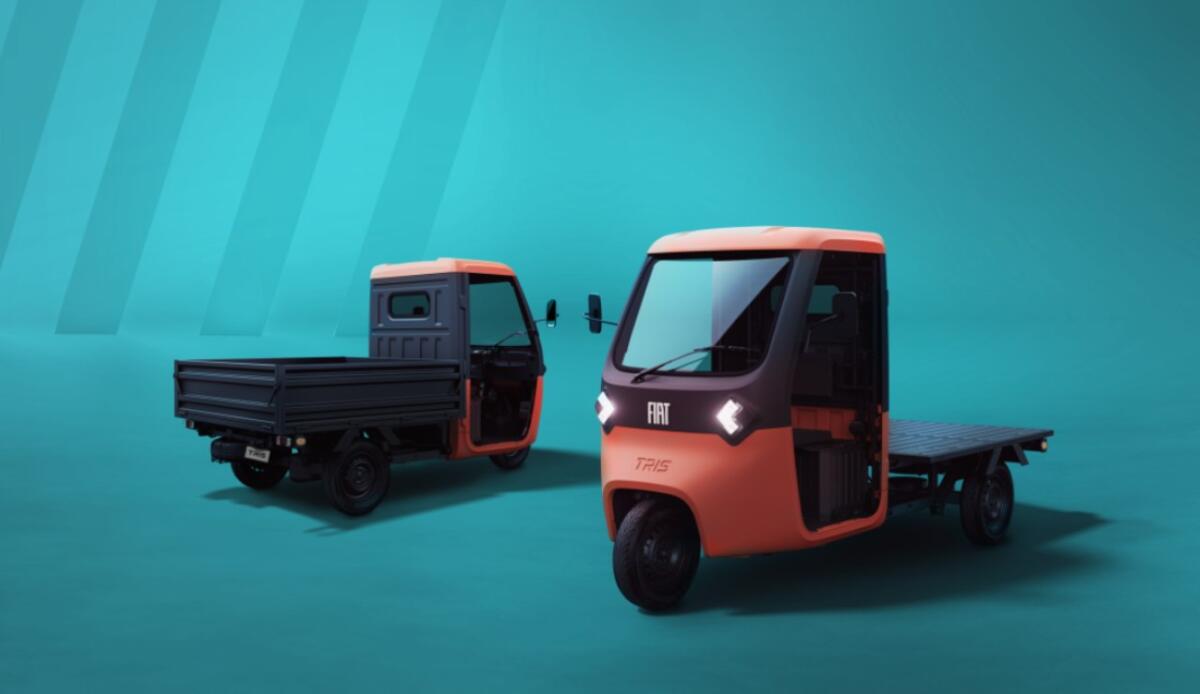 Fiat Tris: la reinterpretazione elettrica del mitico Ape Piaggio per la micromobilità urbana - 