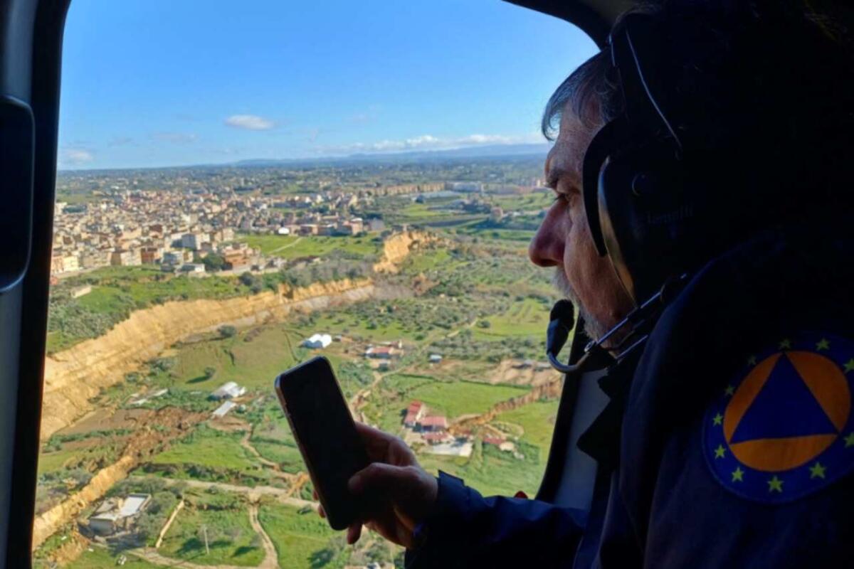 Frana di Niscemi: dinamiche geologiche, cause strutturali e lezioni tecniche da un collasso annunciato - Fonte immagine: Dipartimento della Protezione Civile