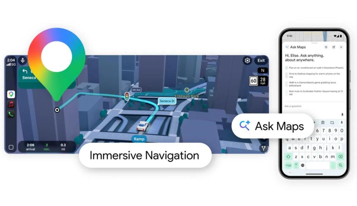 La mappa ora risponde alle domande: Google integra Gemini in Maps con "Ask Maps" e la navigazione immersiva - 