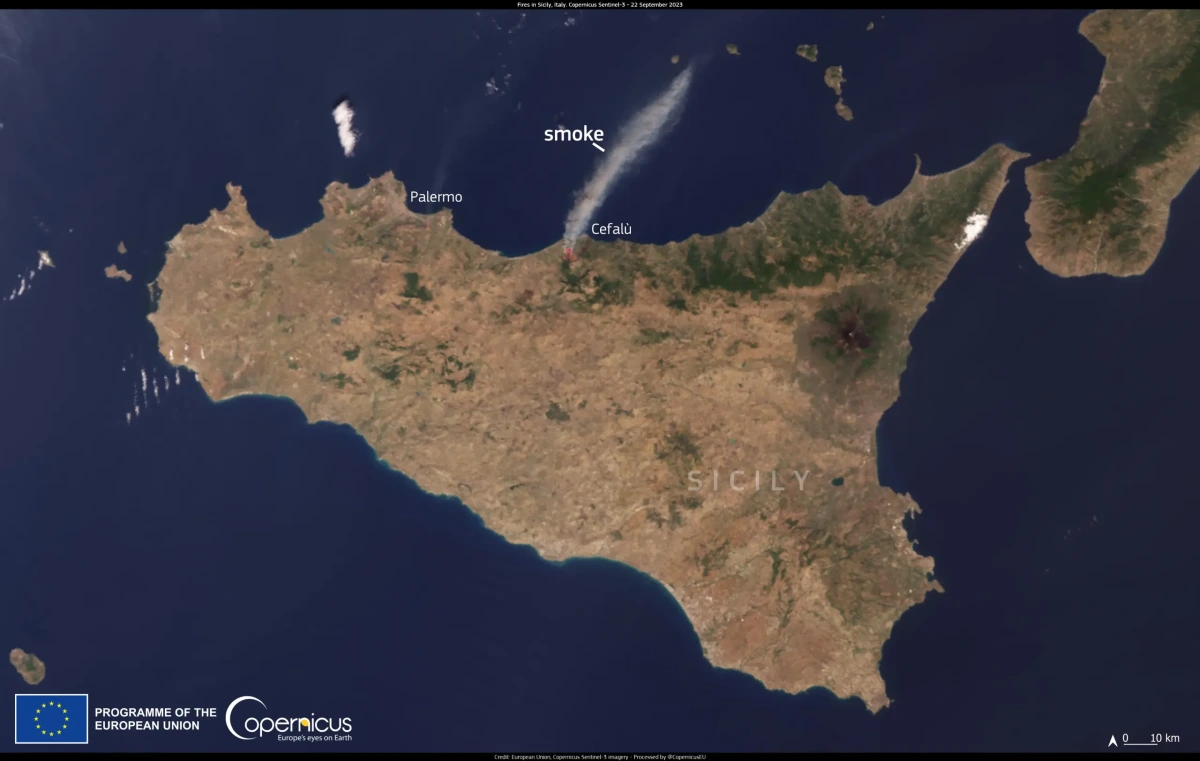 Incendio Sicilia 2023