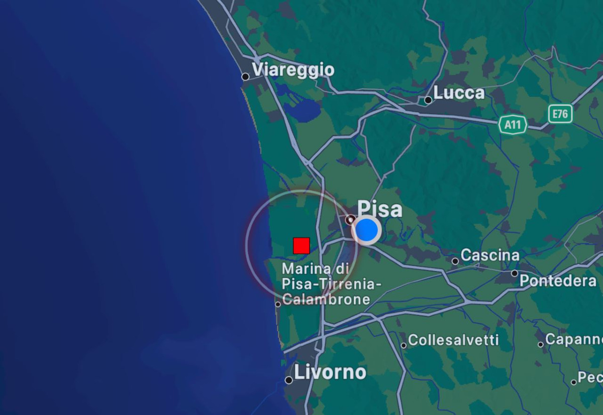 Terremoto a Pisa, scossa avvertita in tutta la Toscana