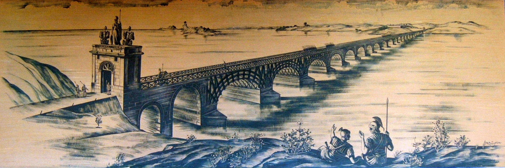 Danubio ai minimi ha riportato in superficie le basi del ponte di Costantino -  Rapsak/Wikimedia