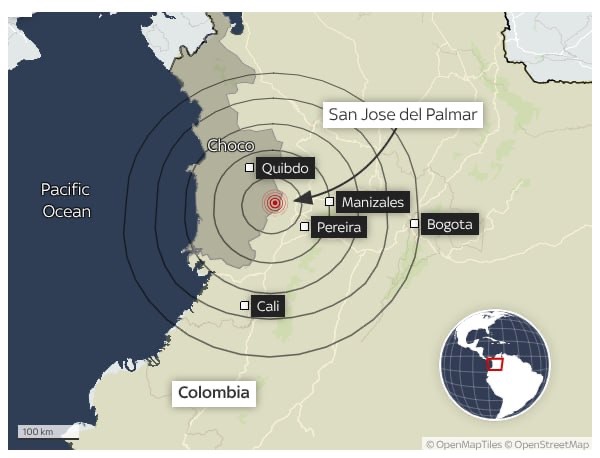 Terremoto Colombia
