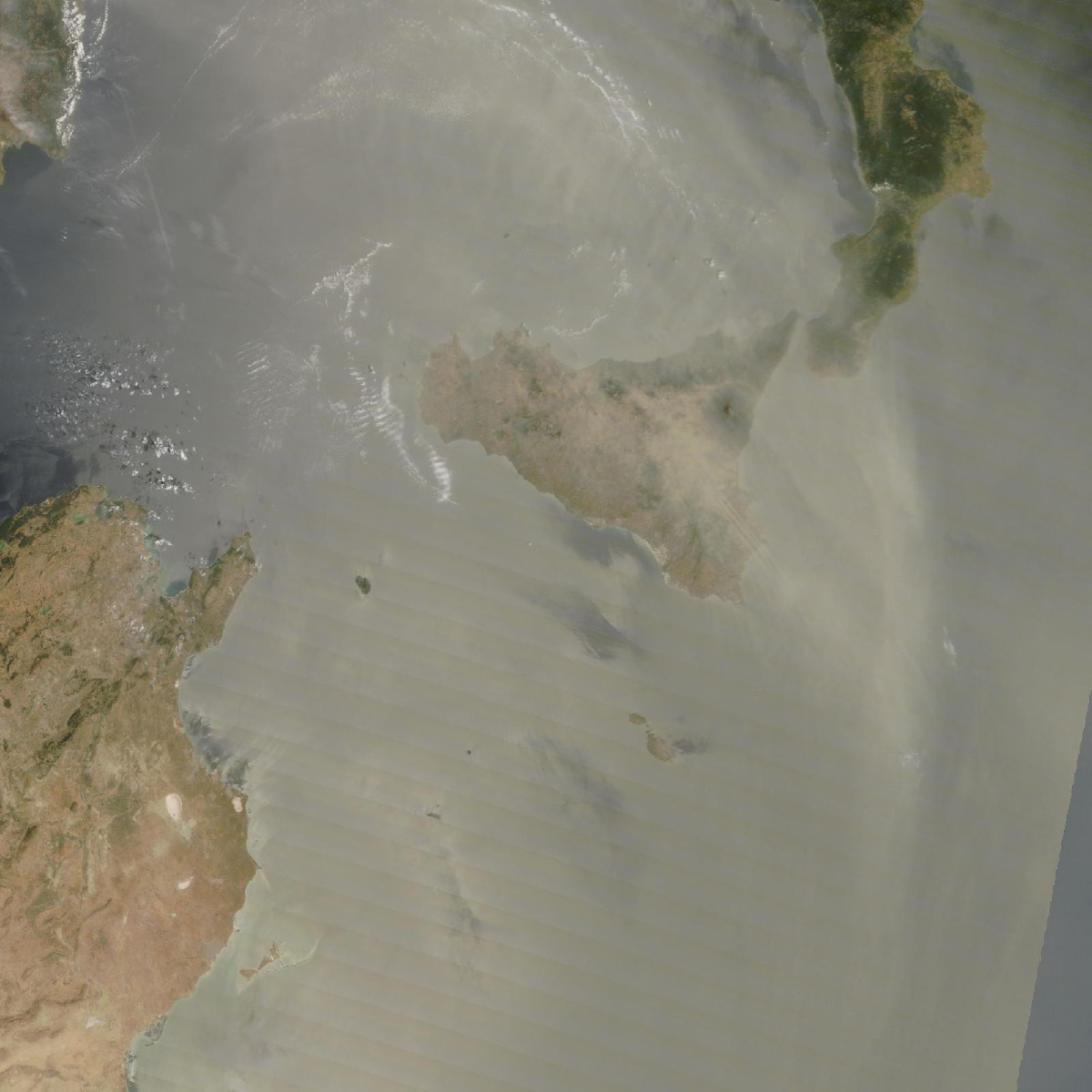 Massime di 42,7 °C in Sicilia e polvere sahariana in quota