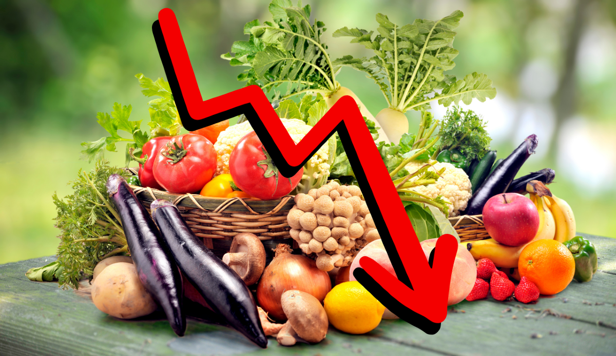Meno frutta e verdura nei supermercati italiani per il caldo estremo - Canva