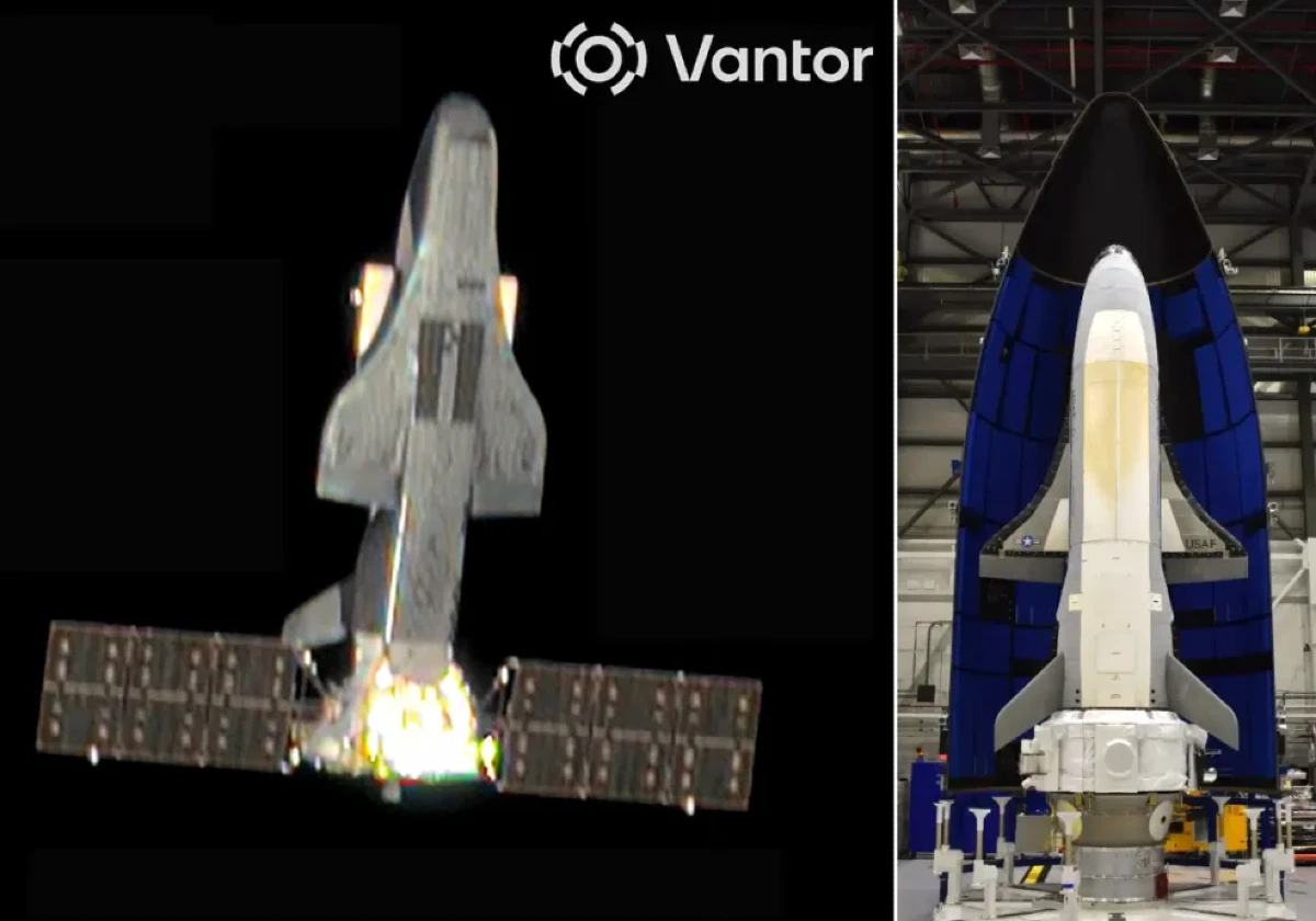La DIA pubblica la foto più nitida dello spazioplano segreto cinese - Vantor/U.S. Space Force
